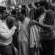 Many of Saddar’s cloth shops spill out onto the sidewalk or even onto the main road, worsening the traffic and congestion.